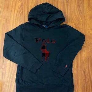 ♥️Polo by Ralph Lauren Black and Red Hoodie♥️